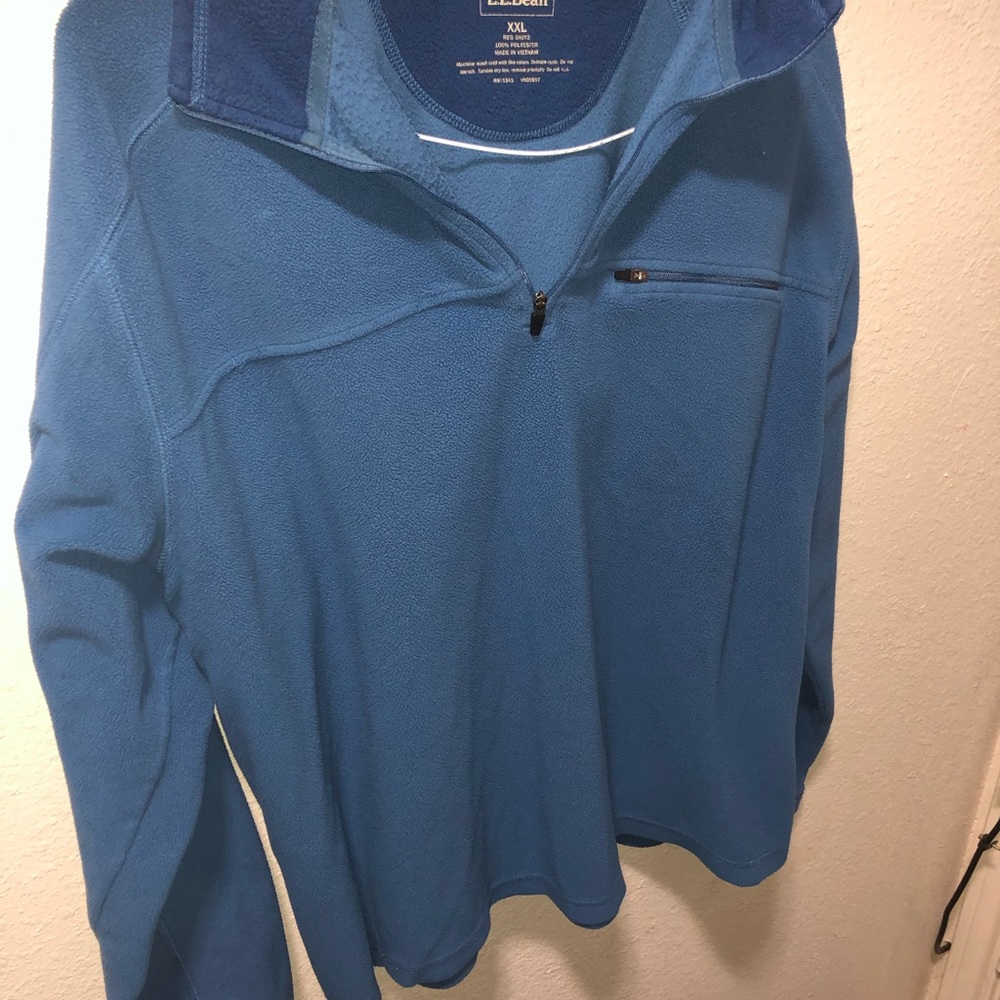 L.L Bean men’s pullover blue